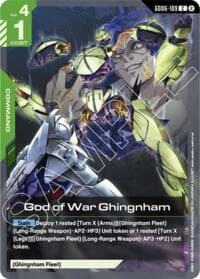 God of War Ghingnham - Stardust Trails - Gundam Card Game card