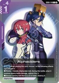 Alphaciders - Stardust Trails - Gundam Card Game card