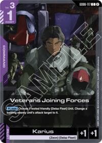 Veterans Joining Forces - Stardust Trails - Gundam Card Game card