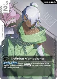 Infinite Variations - Stardust Trails - Gundam Card Game card