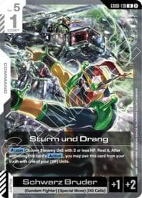 Sturm und Drang - Stardust Trails - Gundam Card Game card