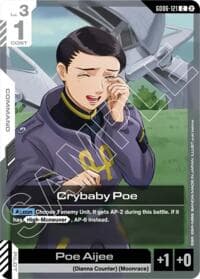 Crybaby Poe - Stardust Trails - Gundam Card Game card