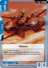 Albion - Stardust Trails - Gundam Card Game card