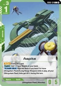 Aspite - Stardust Trails - Gundam Card Game card