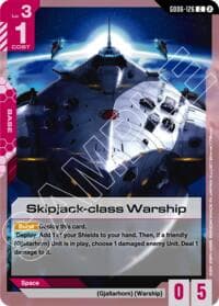 Skipjack-class Warship - Stardust Trails - Gundam Card Game card