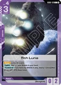5th Luna - Stardust Trails - Gundam Card Game card