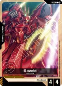 Sazabi (T-033) Token - Stardust Trails - Gundam Card Game card