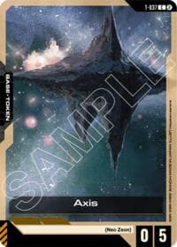 Axis (T-037) Token - Stardust Trails - Gundam Card Game card