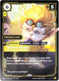 Heimerdinger, Academy Instructor - Riftbound Promotional Cards - Riftbound: League of Legends Trading Card Game card
