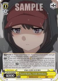 Faced Reality, Uzuki Hirokawa - Rascal Does Not Dream of Santa Claus - Weiss Schwarz card