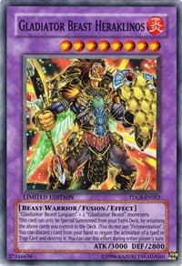 Gladiator Beast Heraklinos - The Duelist Genesis - YuGiOh card