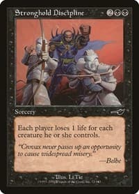 Stronghold Discipline - Nemesis - Magic: The Gathering card