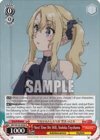 Next Time We Will, Nodoka Toyohama - Rascal Does Not Dream of Santa Claus - Weiss Schwarz card