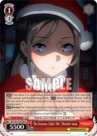 The Existence Called "Me", Miniskirt Santa - Rascal Does Not Dream of Santa Claus - Weiss Schwarz card