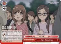 Fan Activities - Rascal Does Not Dream of Santa Claus - Weiss Schwarz card