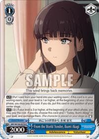From the World Yonder, Ikumi Akagi - Rascal Does Not Dream of Santa Claus - Weiss Schwarz card