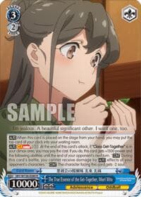 The True Essence of the Get-Together, Miori Mito - Rascal Does Not Dream of Santa Claus - Weiss Schwarz card