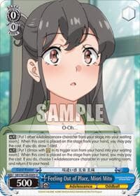 Feeling Out of Place, Miori Mito - Rascal Does Not Dream of Santa Claus - Weiss Schwarz card