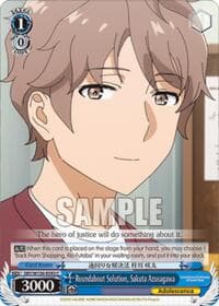 Roundabout Solution, Sakuta Azusagawa - Rascal Does Not Dream of Santa Claus - Weiss Schwarz card