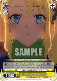Big Sister's Ally, Nodoka Toyohama (SR) - Rascal Does Not Dream of Santa Claus - Weiss Schwarz card