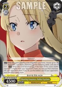 Mounting Uneasiness, Nodoka Toyohama (SR) - Rascal Does Not Dream of Santa Claus - Weiss Schwarz card