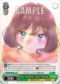 My Student, Sara Himeji (SR) - Rascal Does Not Dream of Santa Claus - Weiss Schwarz card