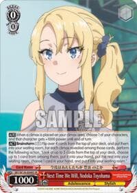 Next Time We Will, Nodoka Toyohama (SR) - Rascal Does Not Dream of Santa Claus - Weiss Schwarz card