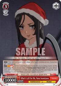 What's Left for Me, Nene Iwamizawa (SR) - Rascal Does Not Dream of Santa Claus - Weiss Schwarz card