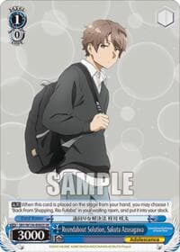 Roundabout Solution, Sakuta Azusagawa (SR) - Rascal Does Not Dream of Santa Claus - Weiss Schwarz card