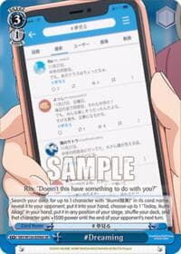 #Dreaming (SR) - Rascal Does Not Dream of Santa Claus - Weiss Schwarz card