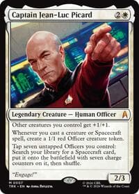 Captain Jean-Luc Picard - Star Trek - Magic: The Gathering card