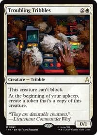 Troubling Tribbles - Star Trek - Magic: The Gathering card