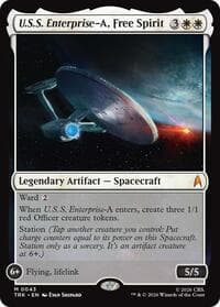 U.S.S. Enterprise-A, Free Spirit - Star Trek - Magic: The Gathering card