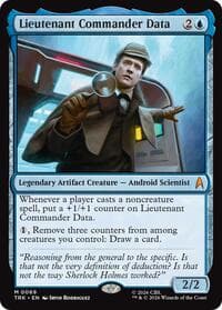 Lieutenant Commander Data - Star Trek - Magic: The Gathering card