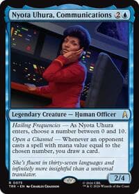 Nyota Uhura, Communications - Star Trek - Magic: The Gathering card