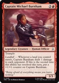 Captain Michael Burnham - Star Trek - Magic: The Gathering card