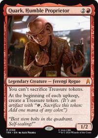 Quark, Humble Proprietor - Star Trek - Magic: The Gathering card