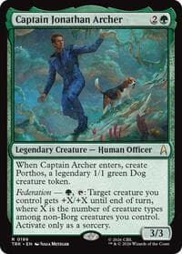Captain Jonathan Archer - Star Trek - Magic: The Gathering card