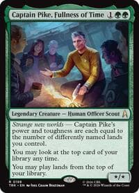 Captain Pike, Fullness of Time - Star Trek - Magic: The Gathering card