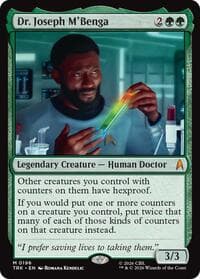 Dr. Joseph M'Benga - Star Trek - Magic: The Gathering card