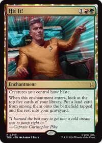 Hit It! - Star Trek - Magic: The Gathering card