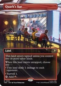 Quark's Bar (Borderless) (0335) - Star Trek - Magic: The Gathering card