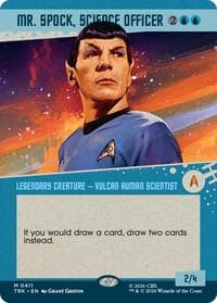 Mr. Spock, Science Officer (Showcase) - Star Trek - Magic: The Gathering card