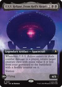 U.S.S. Reliant, From Hell's Heart (Extended Art) - Star Trek - Magic: The Gathering card