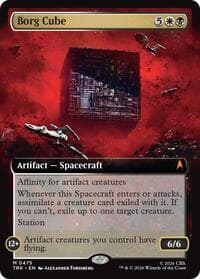Borg Cube (Extended Art) - Star Trek - Magic: The Gathering card