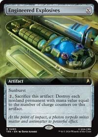 Engineered Explosives (Extended Art) - Star Trek - Magic: The Gathering card