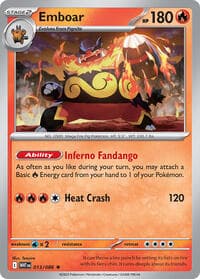 Emboar - Deck Exclusives - Pokemon card