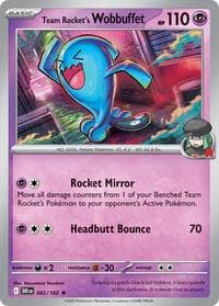 Team Rocket's Wobbuffet - Deck Exclusives - Pokemon card
