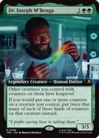 Dr. Joseph M'Benga (Extended Art) - Star Trek - Magic: The Gathering card