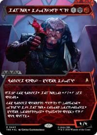 Gowron, Eager for Battle (Showcase) (Klingon) - Star Trek - Magic: The Gathering card